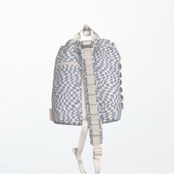 Dagne Dover Nova Sling Bag in Check Mix Blue + White main image 13